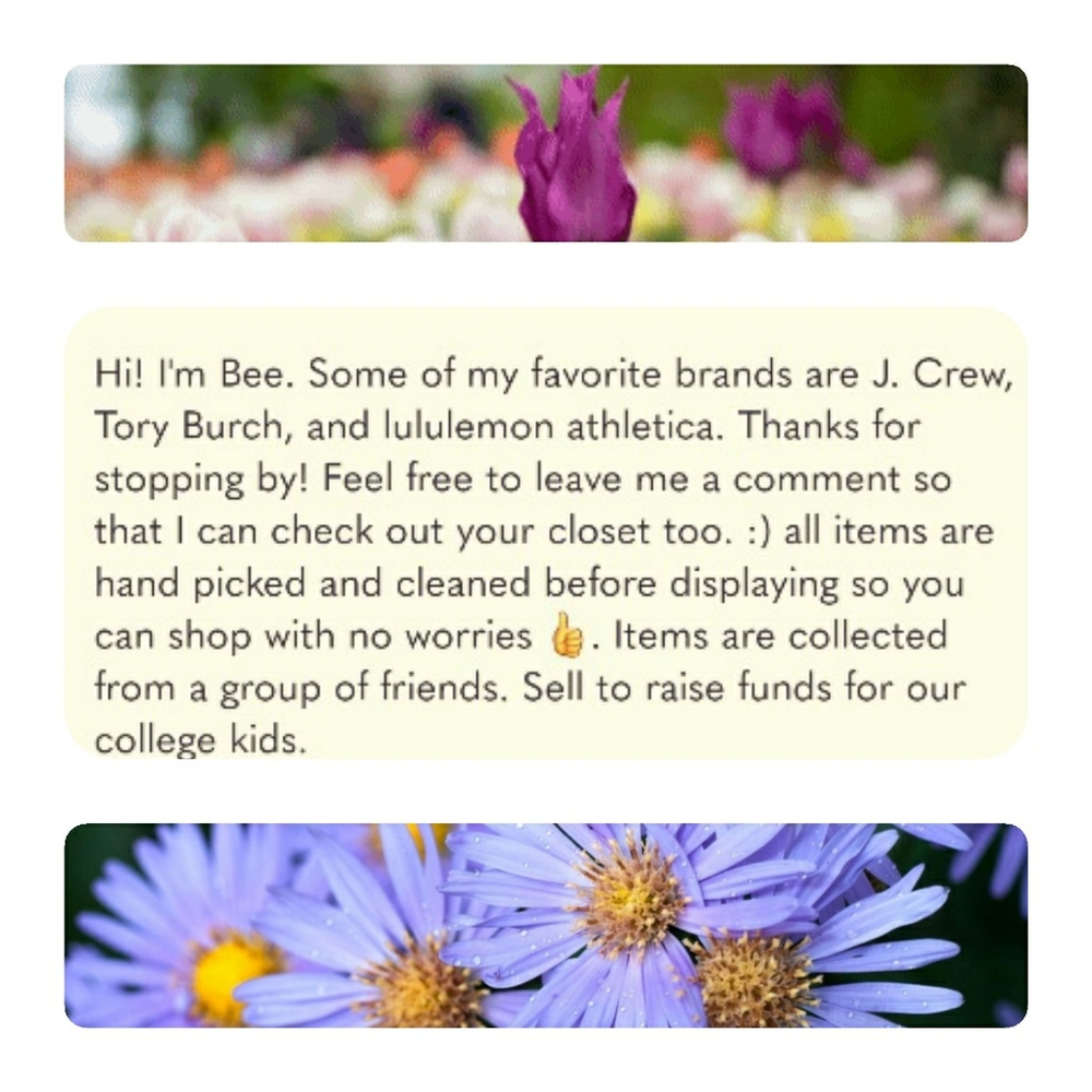 Meet your Posher, Bee